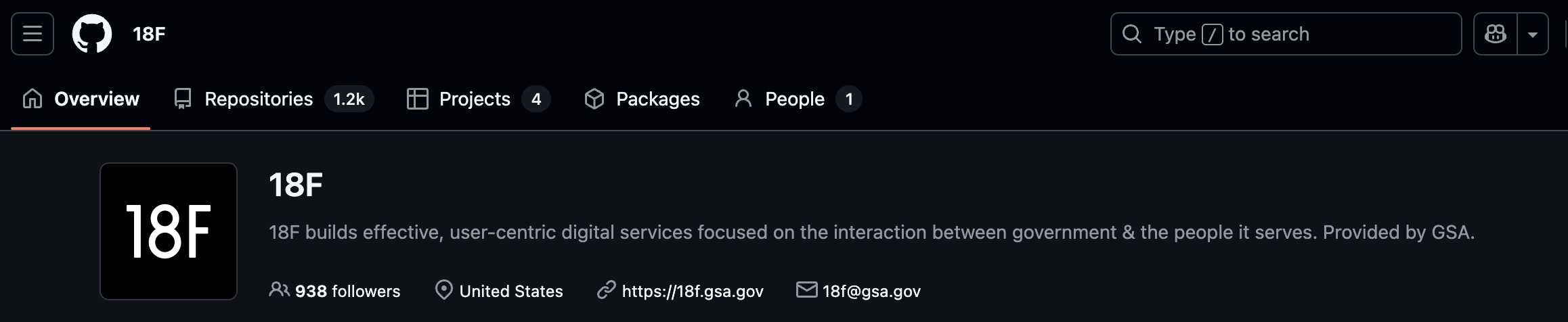 General Services Administration tools GitHub